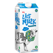 Lättmjölk längre hållbarhet 0,5% 1,5l ICA.