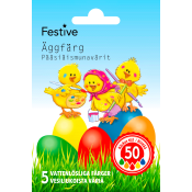 Äggfärg 5 Färger Tabletter 1st Festive.