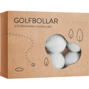 Golfbollar återvunna 12st.
