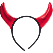 Diadem med röda horn ICA.