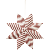 Stjärna röd rand 50cm ICA.