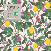 Servett 33cm Limone ICA.