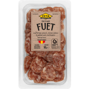 Salami Fuet Skivad 90g Zeta.