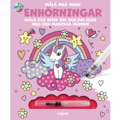 Måla med vatten : Enhörningar.