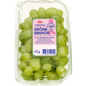 Druvor Thompson Seedless Gröna kärnfria 500g Klass 1 ICA..
