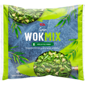 Grön wokmix Fryst 500g ICA.