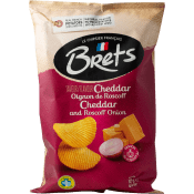 Chips Brets Cheddar & Lök 125g Hugo Ericson Ost.