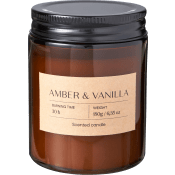 Doftljusburk Lucia amber&vanilla ICA.