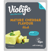 Veganost Mature Cheddar Flavour Mjölkfri 400g Violife.