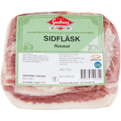 Sidfläsk Rimmat ca 400g Gudruns.