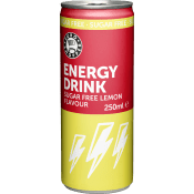 Energidryck Lemon Sugar free 25cl Euro Shopper.