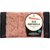 Olivmortadella Haga petters 120g Jakobsdals.