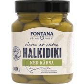 Oliver Gröna med kärnor 380g Fontana.