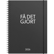 Kalender Få det gjort svart 2026.