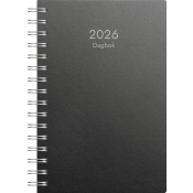 Kalender Dagbok svart ECO line 2026.