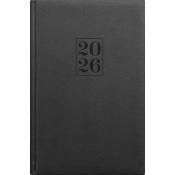 Kalender Dagbok inb svart 2026.