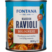 Ravioli i Bolognaisesås 800g Fontana.