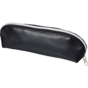 Pennfodral Svart silver dragkedja.