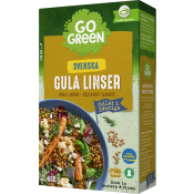 Gula Linser Svenskodlade 400g GoGreen.