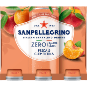Kolsyrad läskedryck Zero Pesca Clementina 6-p 33cl San Pellegrino.