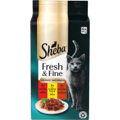 Kattmat Oxe/Kyckling/Lamm 6x50p Sheba.