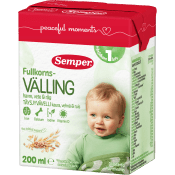 Fullkornsvälling med havre Drickfärdig Från 1år 200ml Semper.