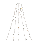 Julgransslinga 150LED 180cm Amber Konstsmide.