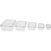 Förvaringsburk 5set snäpplock.