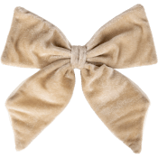 Rosett sammet creme 25 cm Nordic Season.