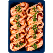 Sushi Seared Lax Nigiri 10-pack 330g Sushi Daily.