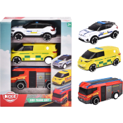 Bilar SOS Team 3-p 15,5cm Dickie Toys.
