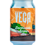 Öl 3,5% Docklands Amber Ale 330ml Vega Bryggeri.