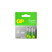 Batteri GP Super Alkaline AA/LR6 4-pack GP.