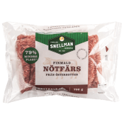 Nötfärs 12% 700g Familjen Snellman.