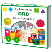 Ord : bok med pusselbitar.