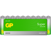 Batteri GP Super Alkaline AA/LR6 20-pack GP.