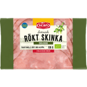 Skinka Rökt Ekologisk 100g Scan.