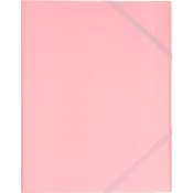 Gummibandsmapp Rosa.