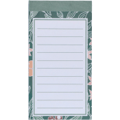 Inköpslista med magnet Botanical 15x8 cm.