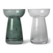 Hyacintvas glas 15cm mix x12.