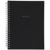 Spiralblock Note Svart A4.