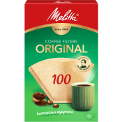 Kaffefilter Original Oblekt 100 40-p Miljömärkt Melitta.