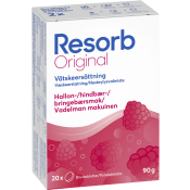 Vätskeersättning Hallon 2-p 20st Resorb.