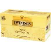Earl grey te 25-p Twinings.
