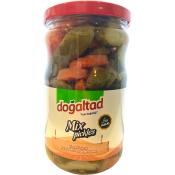 Inlagda Grönsaker Mix Pickles 610g Doğaltad.