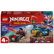 LEGO Ninjago Rogues racerbilsduell mot Drix 71840.