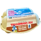 Ägg Bruna 6-pack Torggummans Ägg.
