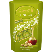 Chokladpraliner LINDOR Cornet Pistachio 200g Lindt.