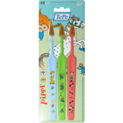 Tandborste Barn Kids Pippi Extra Soft 3-p TePe.