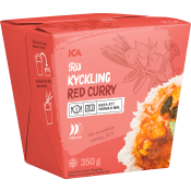 Wok Kyckling röd curry Fryst 350g ICA.